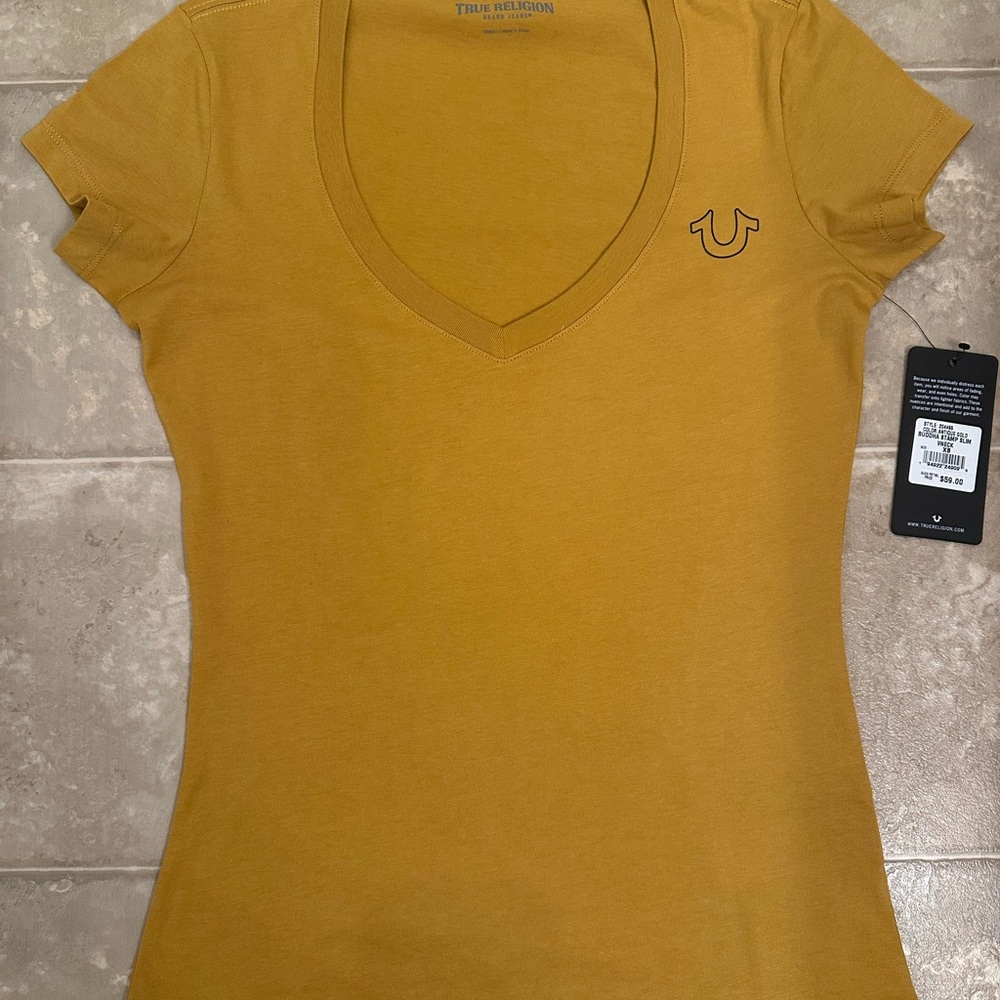 True Religion Golden Short Sleeve Tee